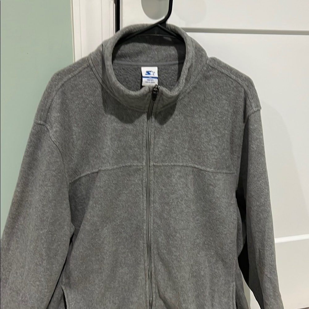 Gray Zip-Up Jacket